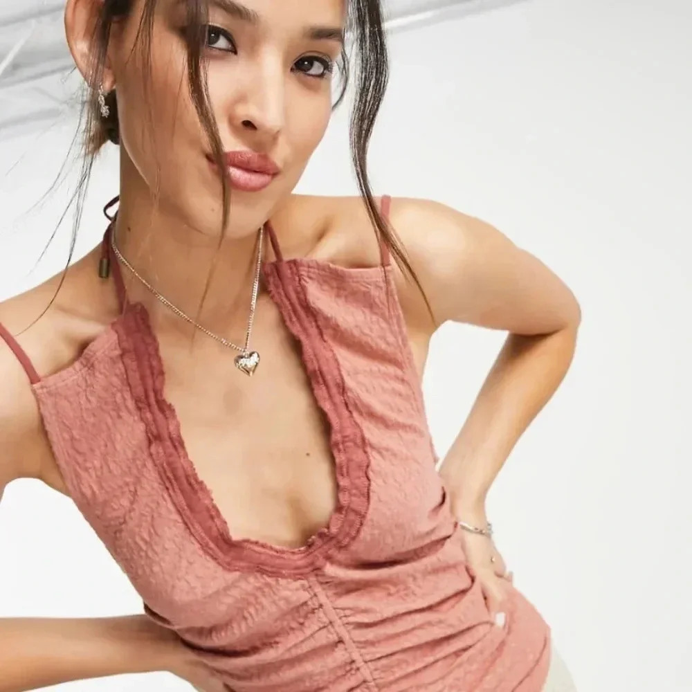 Free People Love Her Keyhole Tank Top Size Large NWT